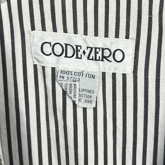 Vintage Code Zero Denim Vest Jacket Size Medium - Picture 2 of 9
